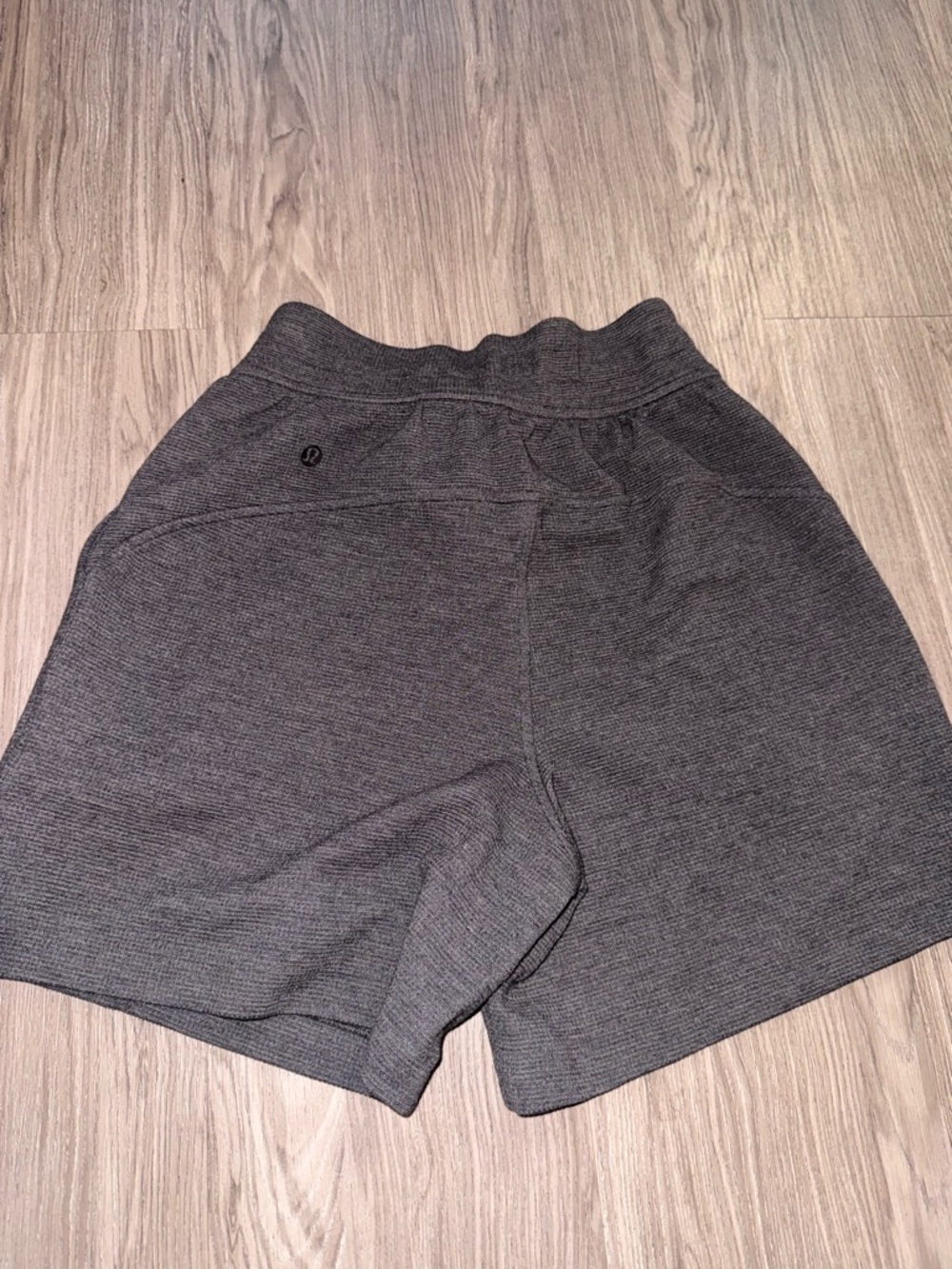 lululemon athletica High-Waist Charcoal Knit Shorts - Picture 2 of 4